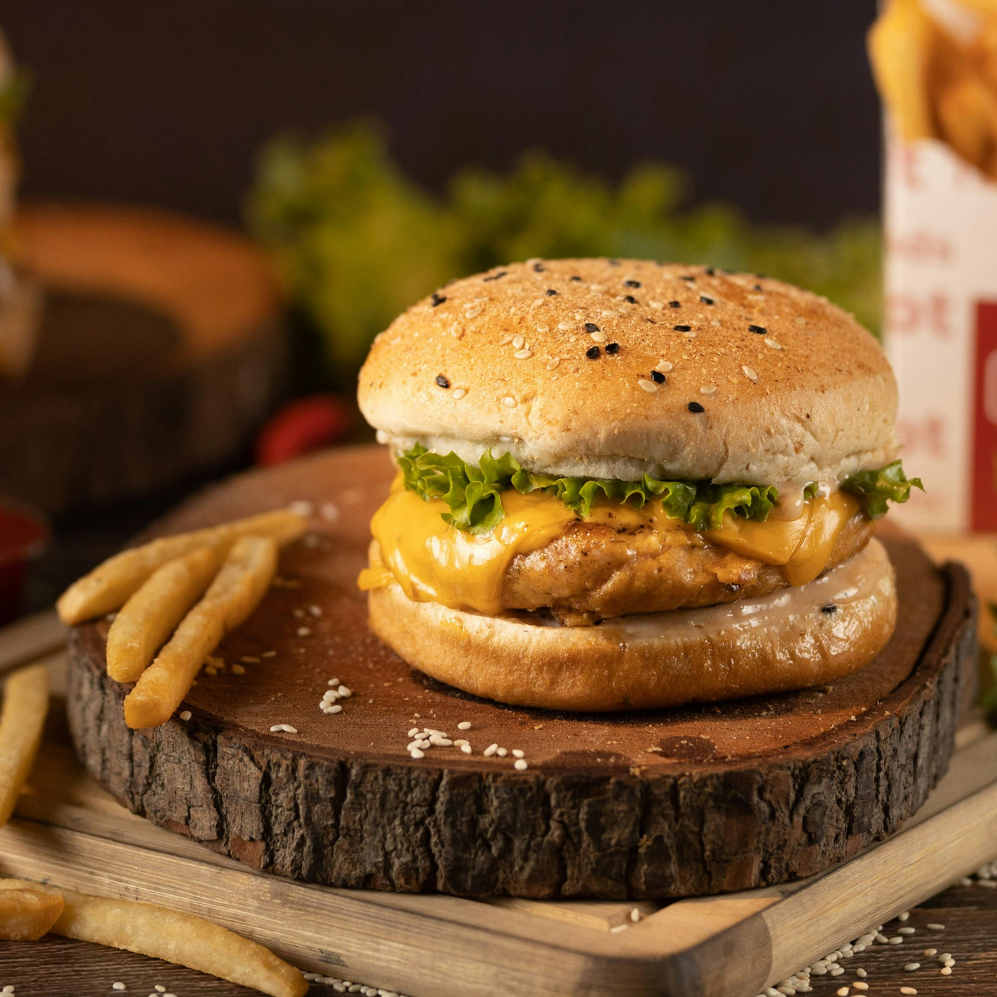 8 X Halal Chicken Burger